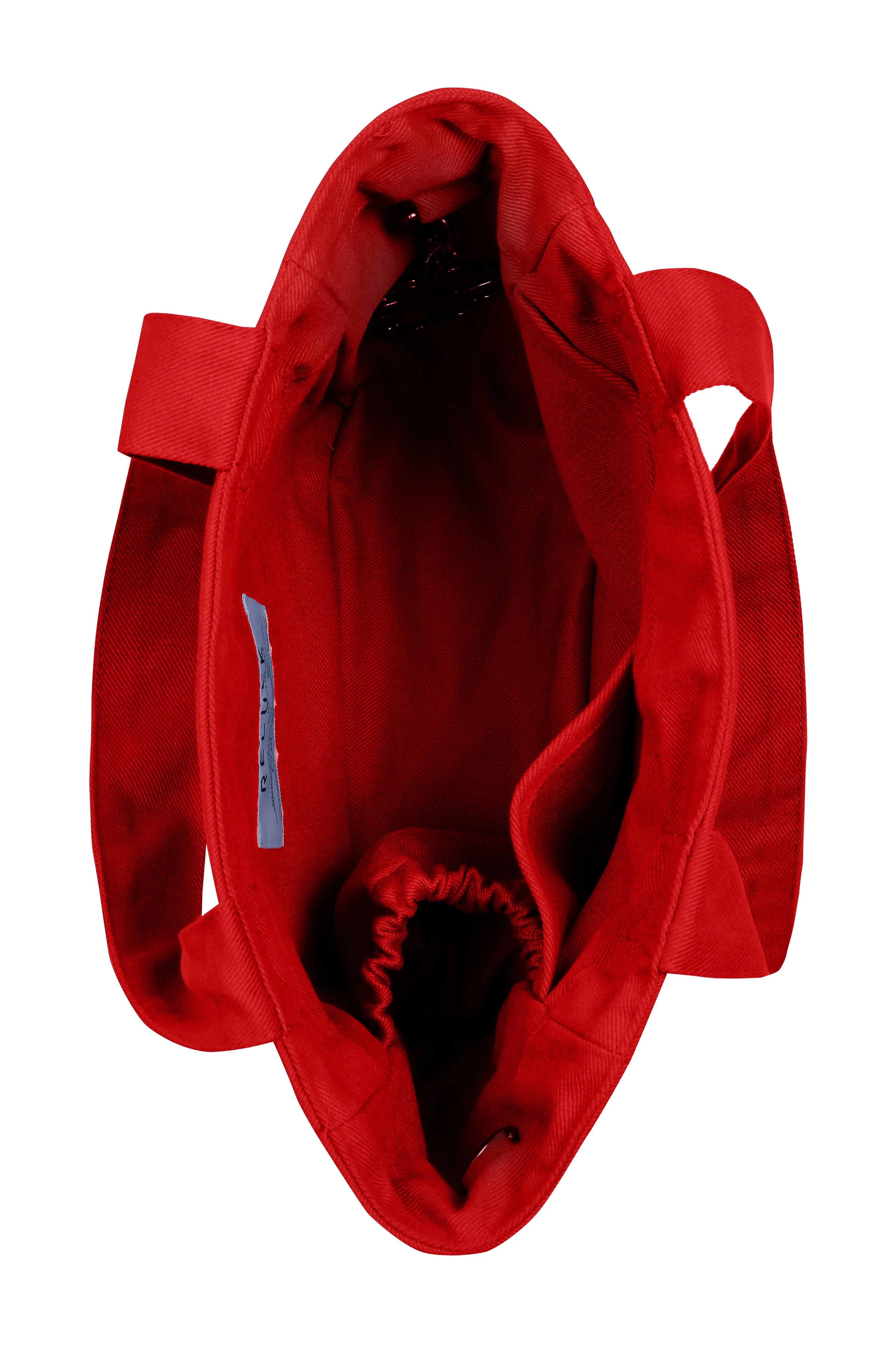 100% Recycled Mini Bag Red