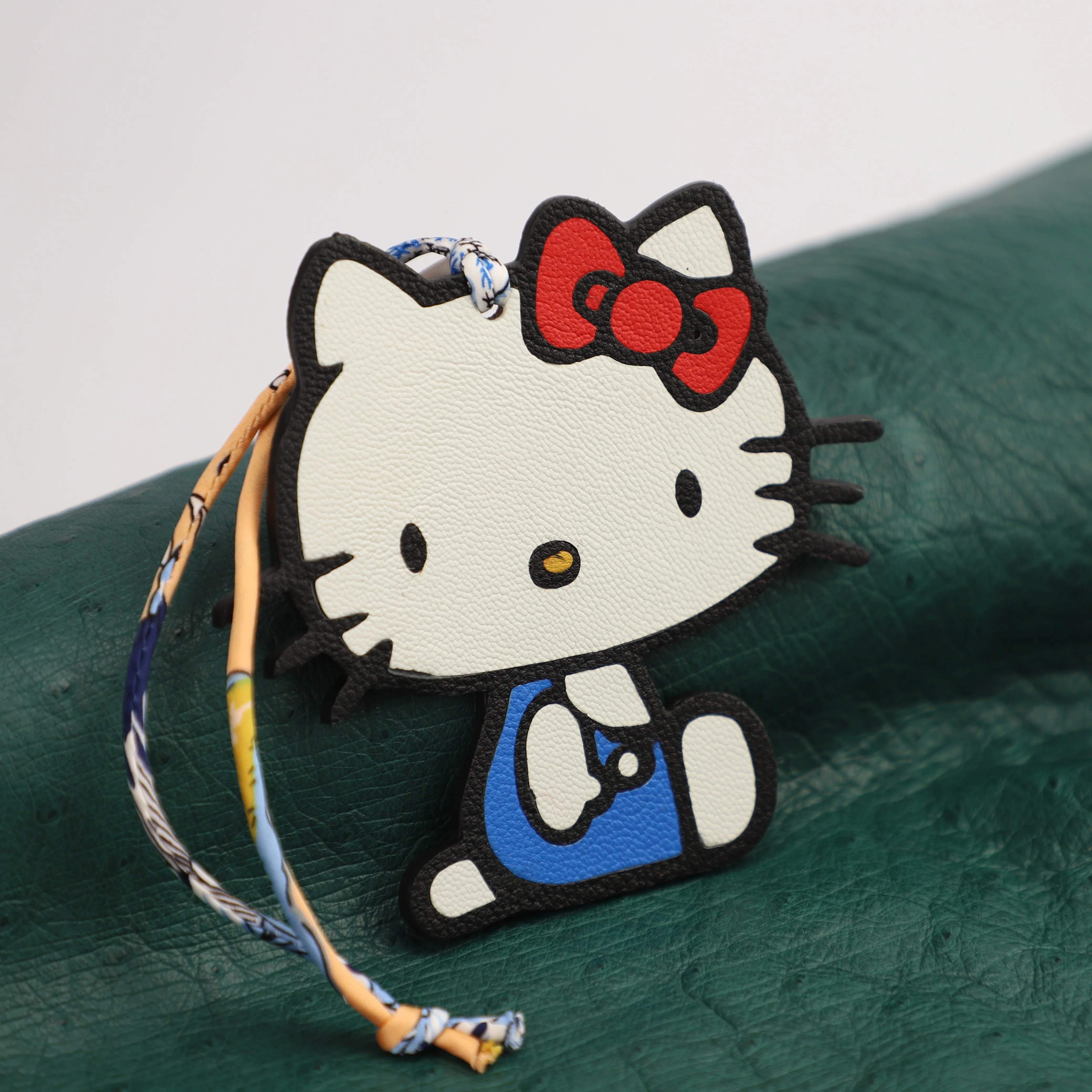 2025 New Model Handmade Swift Leather bag pendant, Hello Kitty Bag Charm,Cute cartoon pendant