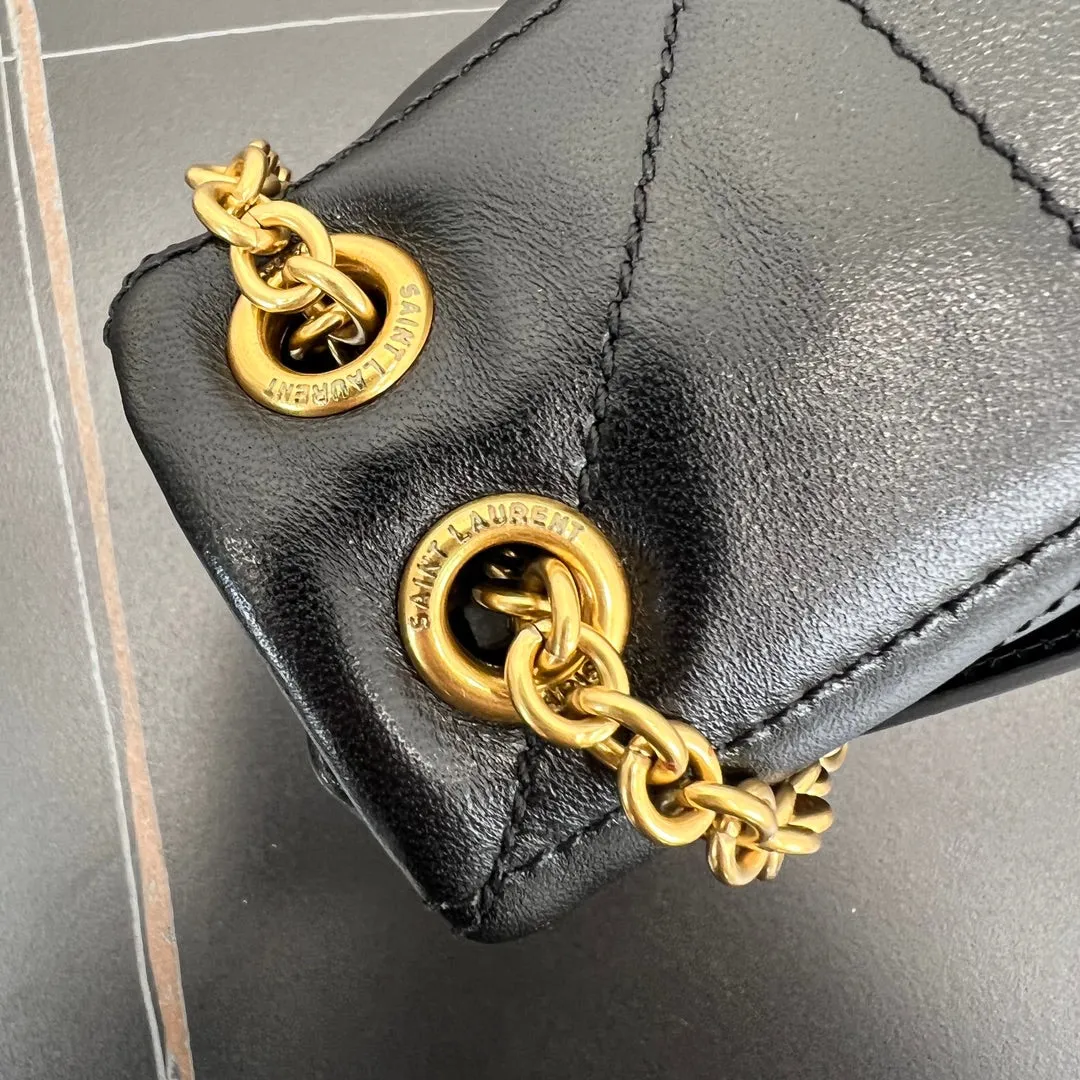 20cm Mini Soft Leather JAMIE Cross Shoulder Handbag 766754
