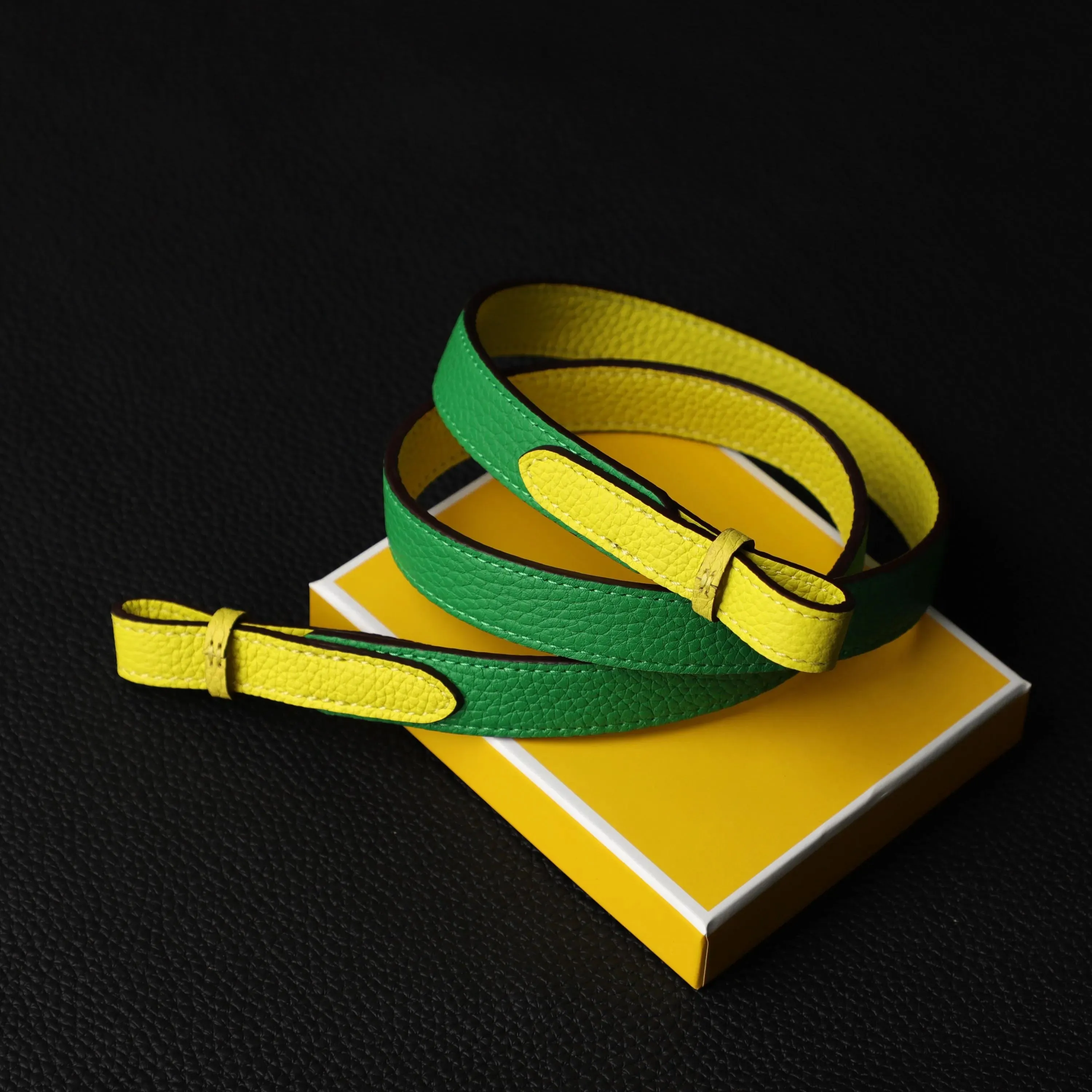 2.0cm width two-tone togo shoulder bag strap for evelyne bag,Color can be customized , crossbody strap for Picotin bag ,Evelyn PM bag