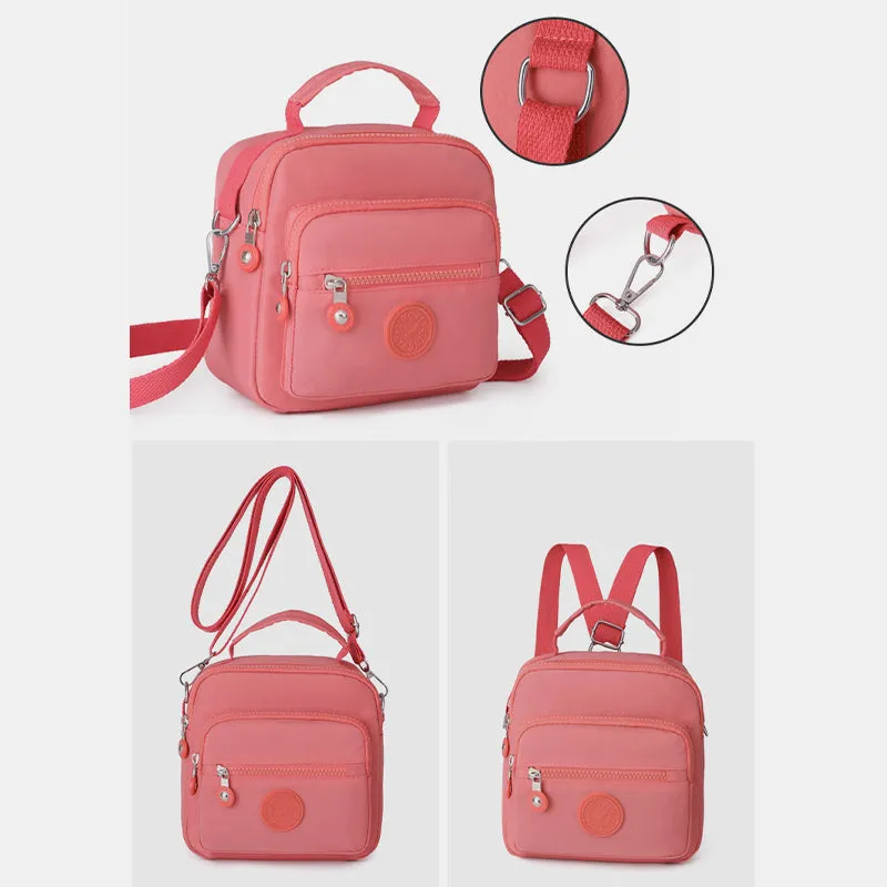 3 In 1 Women Small Purse Lightweight Convertible Shoulder Bag Backpack Handbags