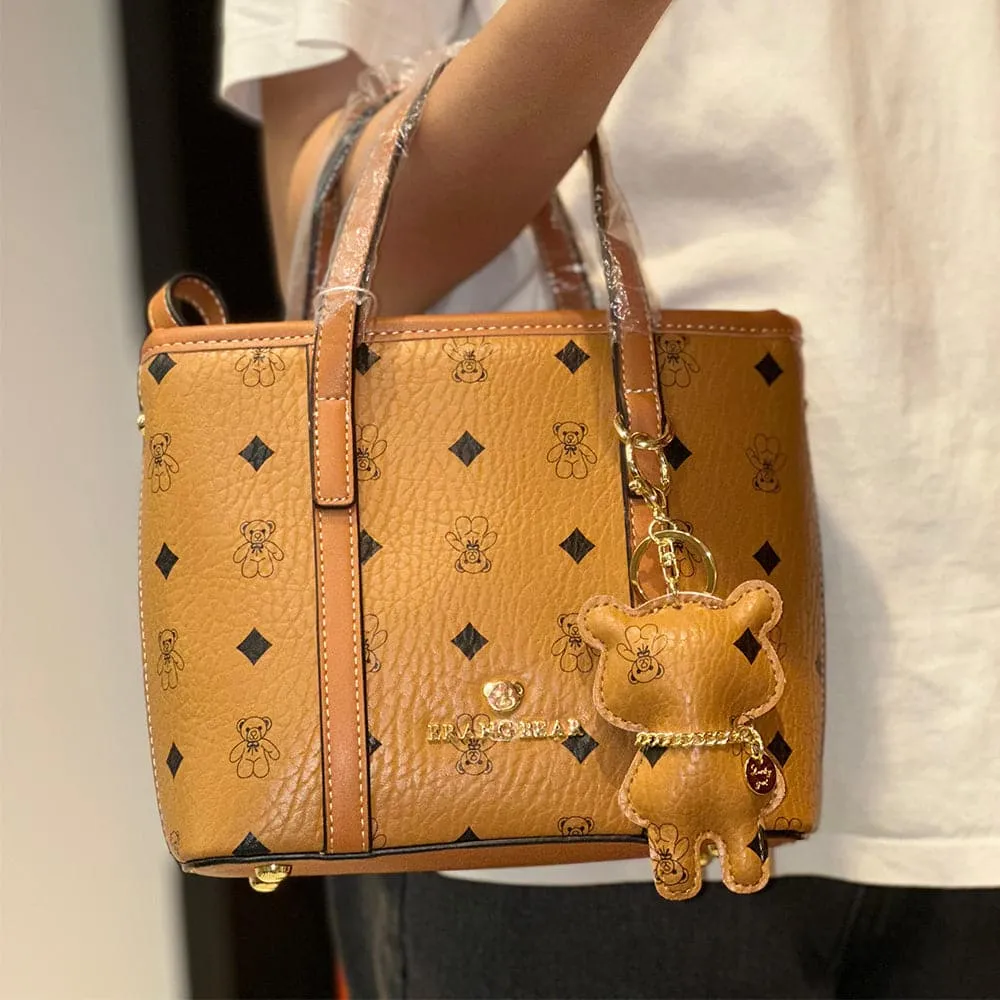 AG Collective Bear Mini Tote Bag Top Handle Crossbody Bag