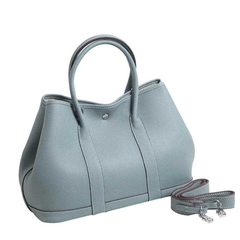 Alexel Calfskin Leather Shoulder Bag With Shoulder Strap, Designer Bag, Italian Leather Party Bag, Classic Tote Bag, Bucket Bag, Must-have Leather Bag, Gift for Her