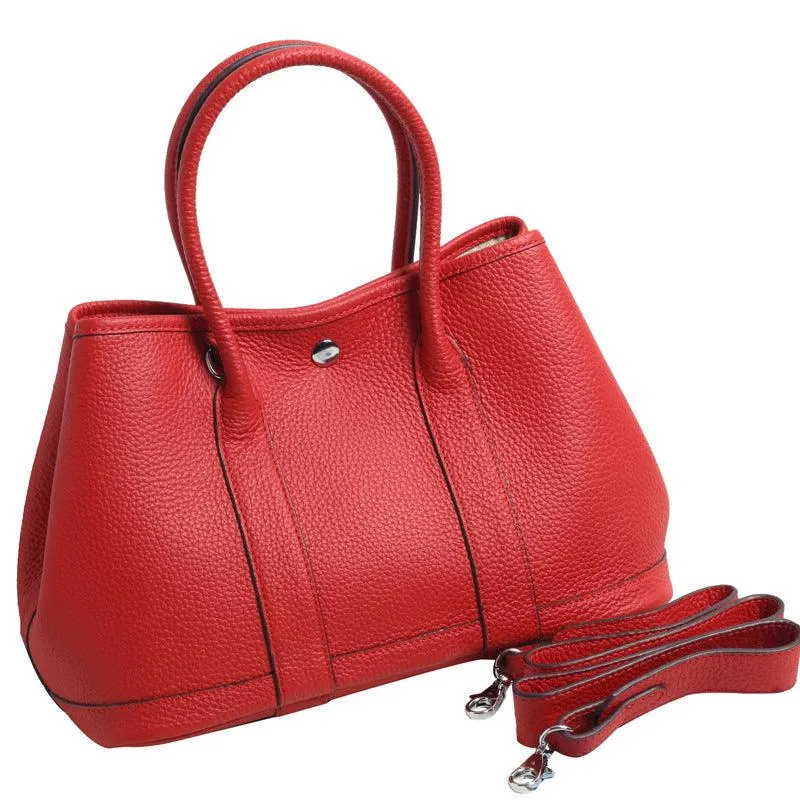 Alexel Calfskin Leather Shoulder Bag With Shoulder Strap, Designer Bag, Italian Leather Party Bag, Classic Tote Bag, Bucket Bag, Must-have Leather Bag, Gift for Her