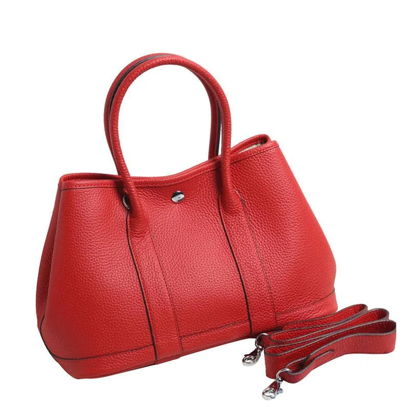 Alexel Calfskin Leather Shoulder Bag With Shoulder Strap, Designer Bag, Italian Leather Party Bag, Classic Tote Bag, Bucket Bag, Must-have Leather Bag, Gift for Her