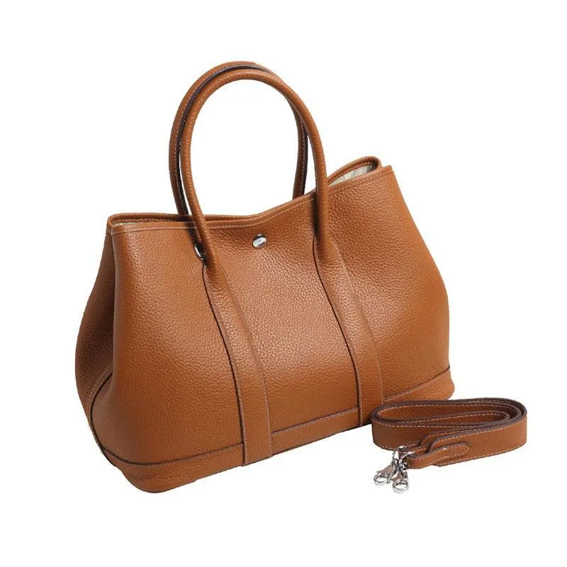 Alexel Calfskin Leather Shoulder Bag With Shoulder Strap, Designer Bag, Italian Leather Party Bag, Classic Tote Bag, Bucket Bag, Must-have Leather Bag, Gift for Her