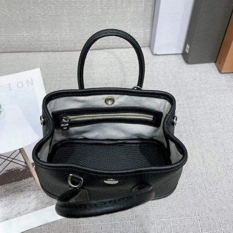 Alexel Calfskin Leather Shoulder Bag With Shoulder Strap, Designer Bag, Italian Leather Party Bag, Classic Tote Bag, Bucket Bag, Must-have Leather Bag, Gift for Her