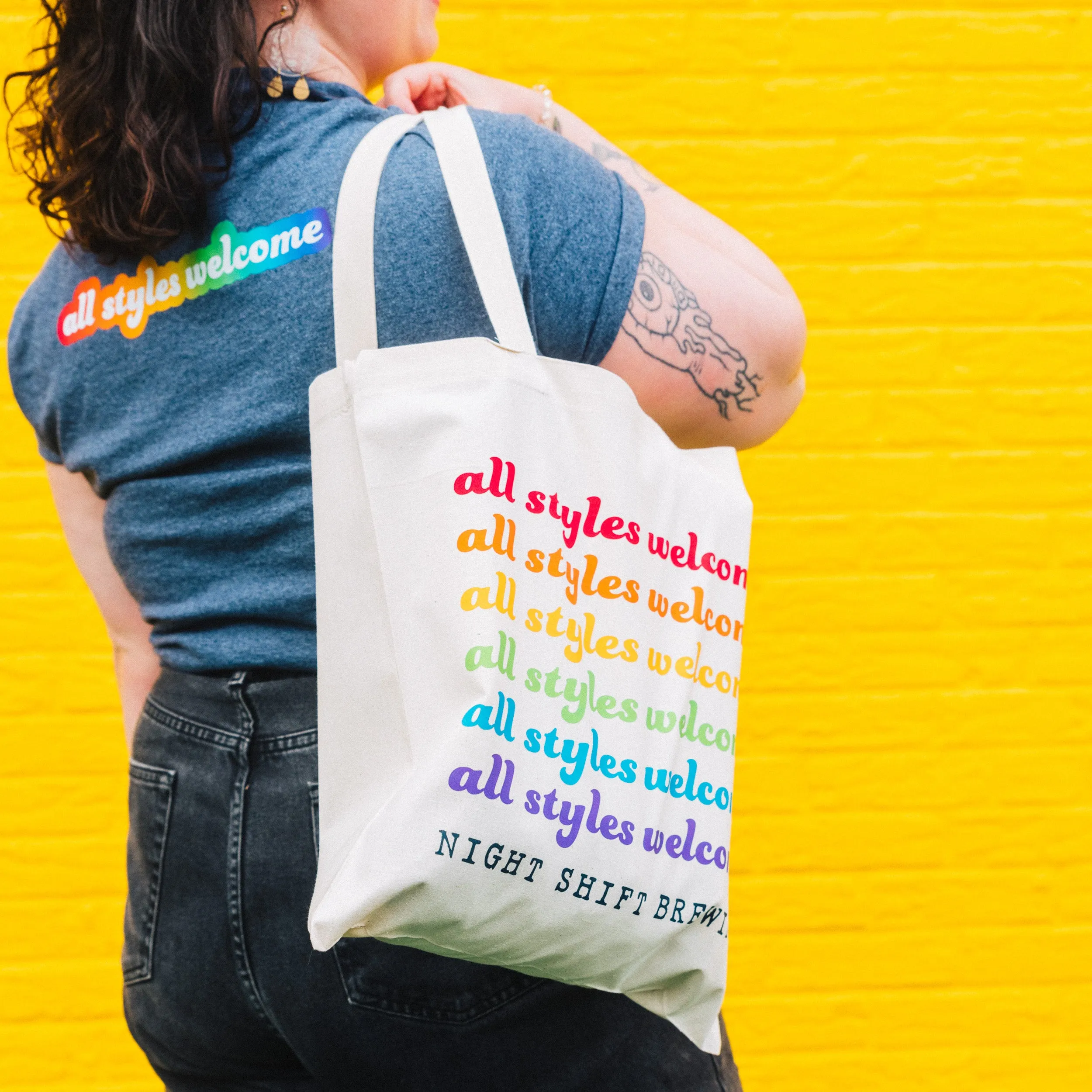 All Styles Welcome Canvas Bag