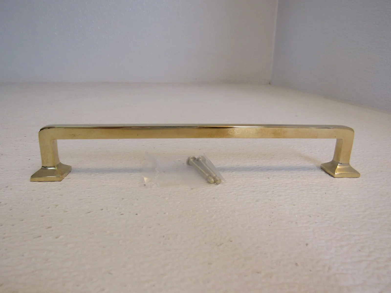 Alno Inc Cabinet Door Drawer Pull Millennium Unlacquered Brass A950-8-PBNL Metal -- New