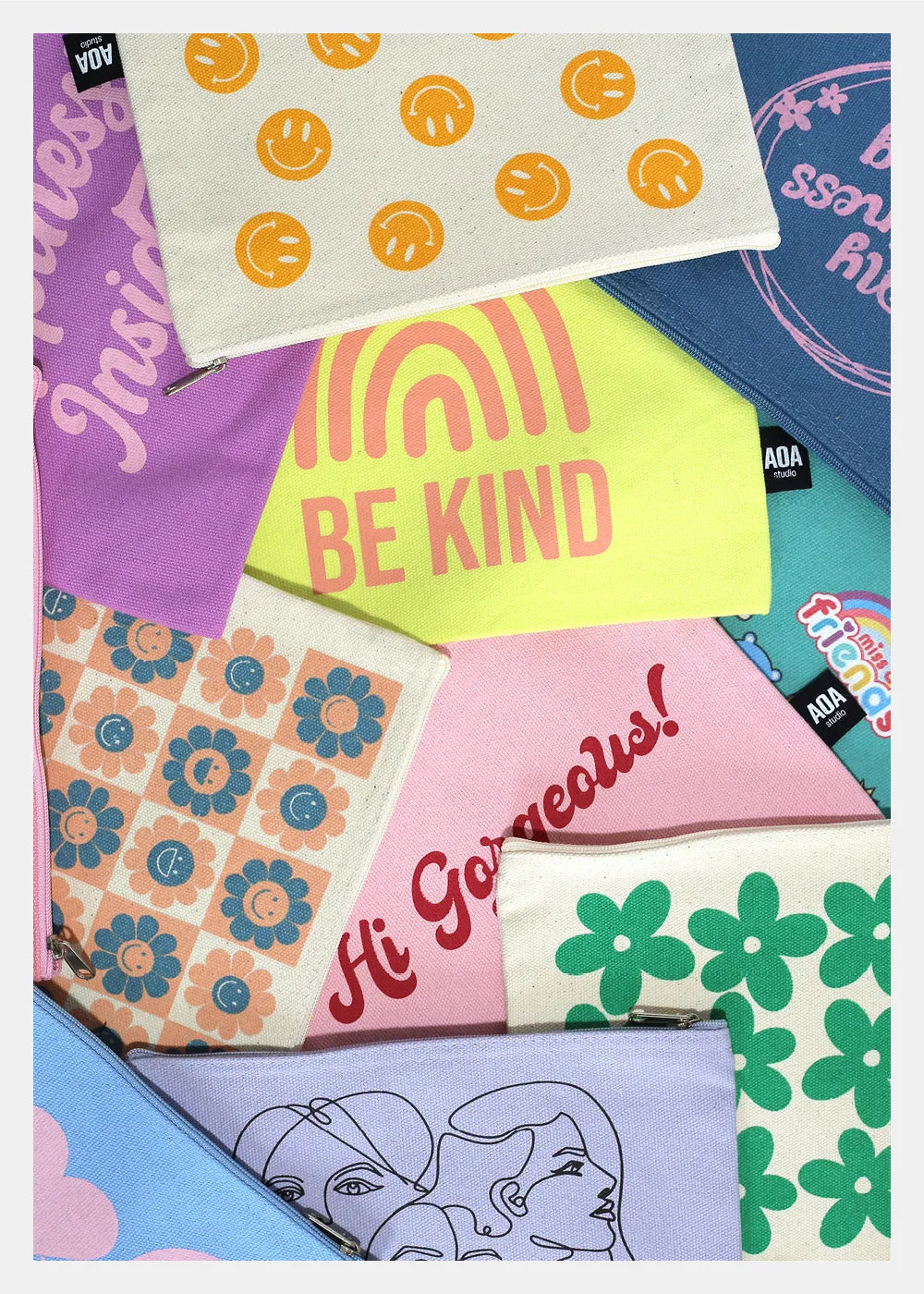 AOA Canvas Bag - Smileys
