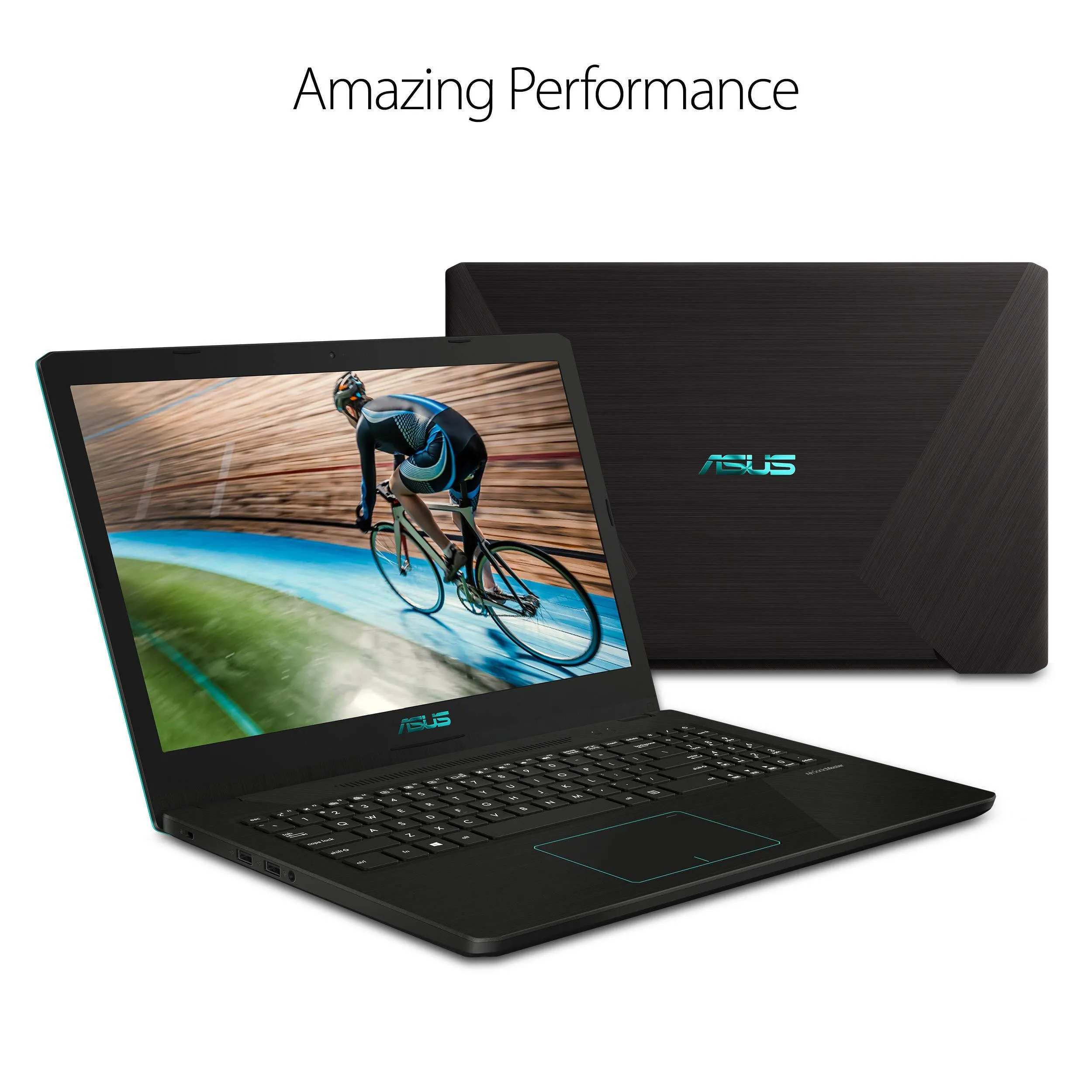 Asus Vivobook K570ZD Laptop, 15.6" FHD IPS-Level, AMD Quad Core Ryzen 5 2500U up to 3.6 GHz, GeForce GTX 1050 Graphics, 8GB DDR4 RAM, 256GB PCIe SSD, Wi-Fi 5, Fingerprint, Backlit KB