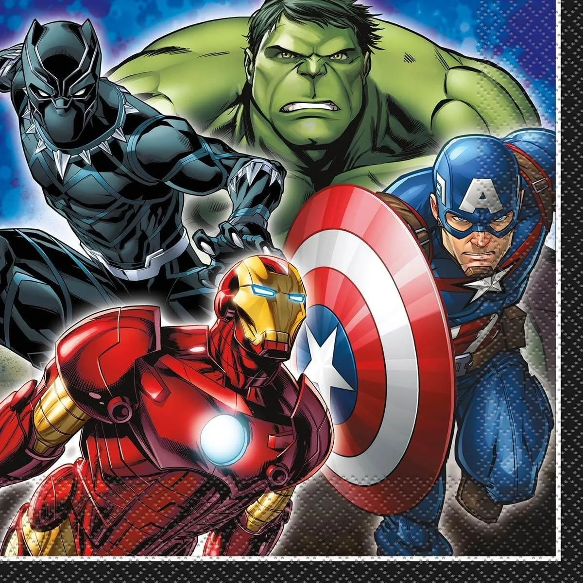 Avengers Assemble lunch napkins, 16 per package