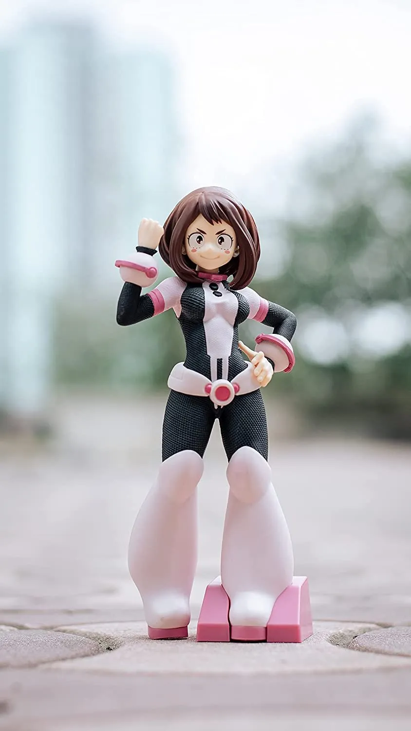 Banpresto My Hero Academia Texture-OCHACO URARAKA&IZUKU MIDORIYA-(A:OCHACO URARAKA), Multiple Colors (BP17292)