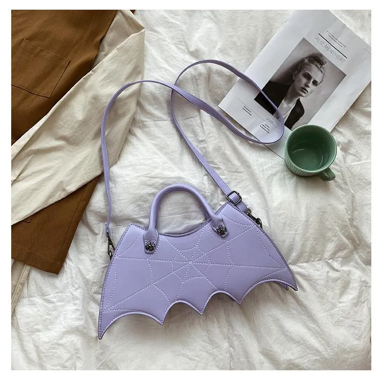 Bat Queen Pastel Goth Crossbody Bag