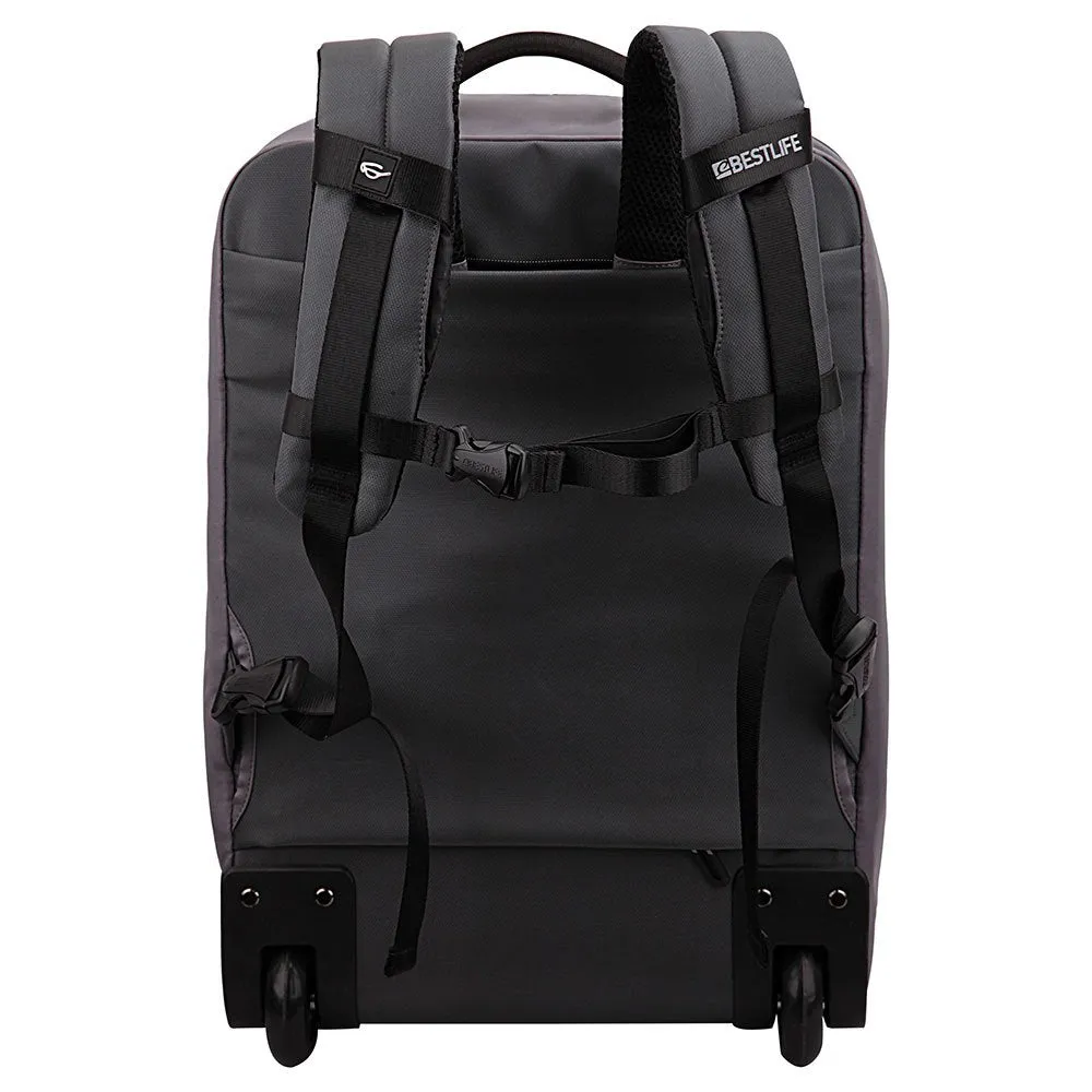 Bestlife Neoton 17" Rolling Waterproof USB Laptop Backpack
