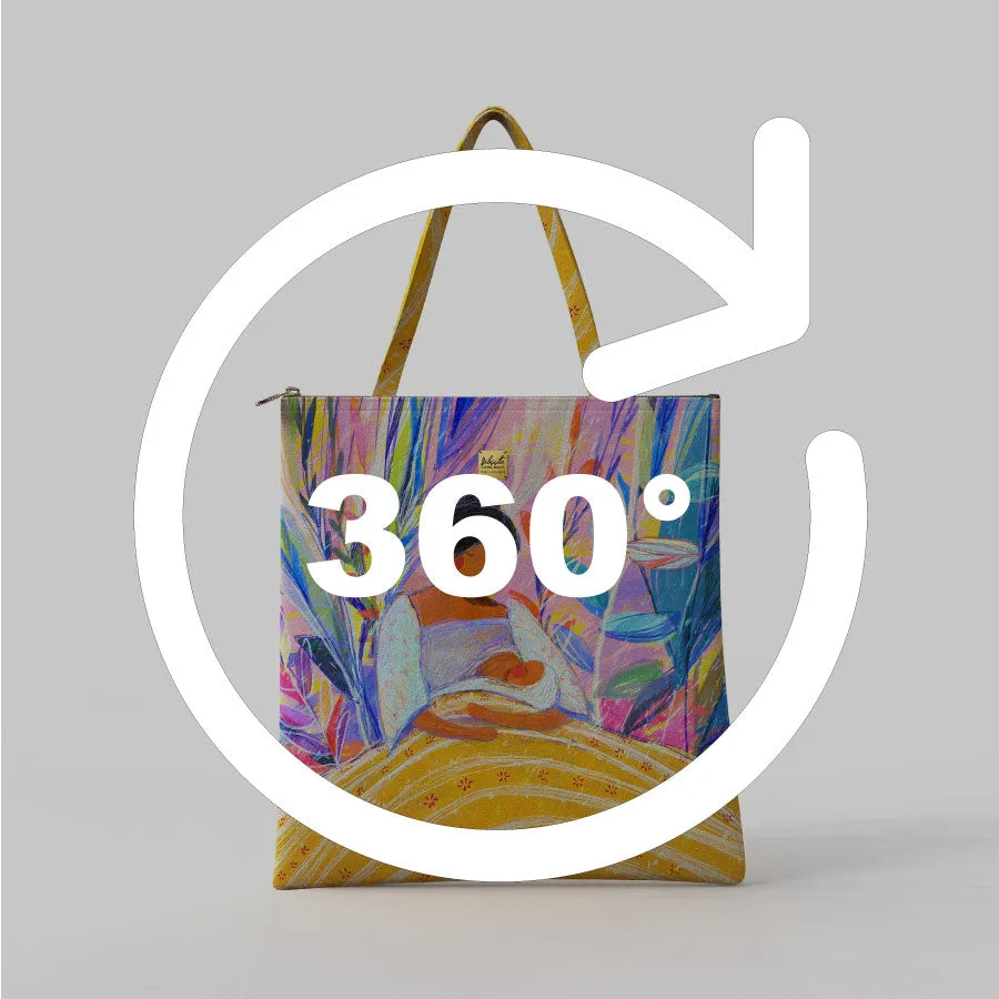 Bibsisita Tote Bag Velvet- A Mother's Love