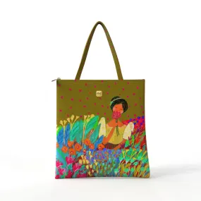 Bibsisita Tote Bag Velvet- Bloom
