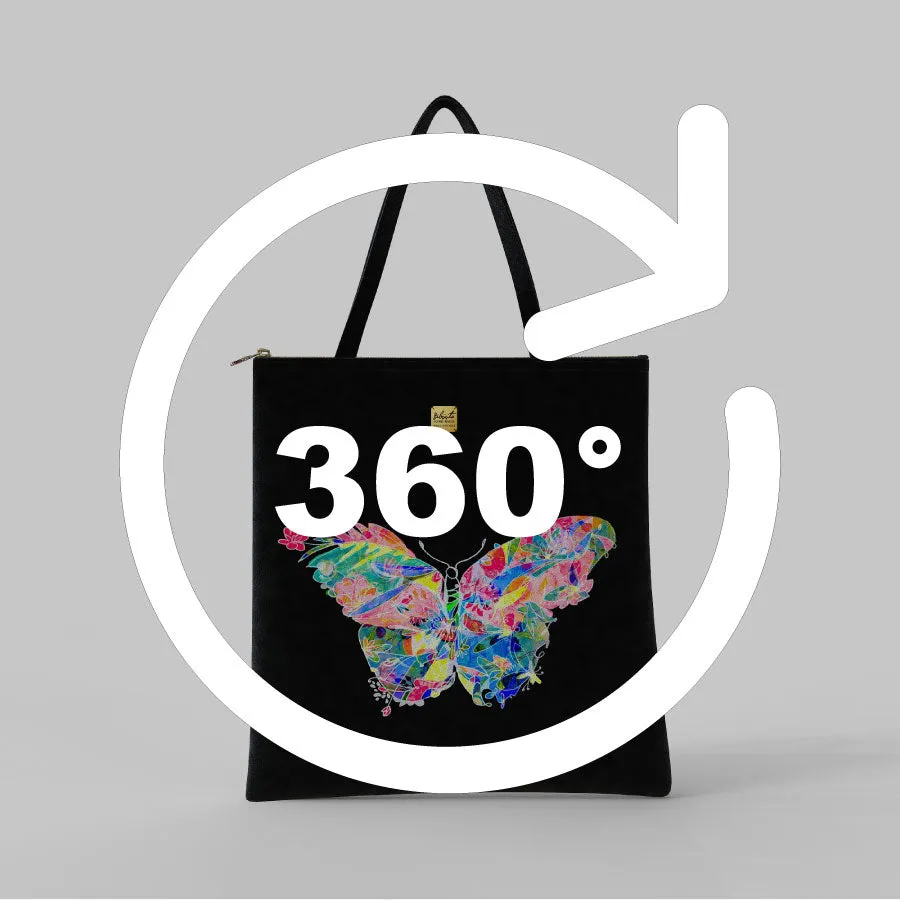 Bibsisita Tote Bag Velvet- Butterfly