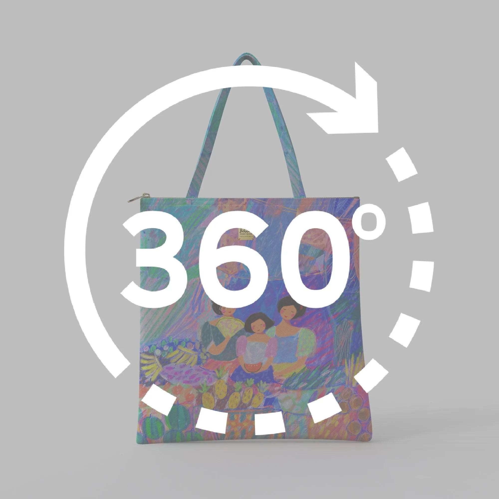 Bibsisita Tote Bag Velvet- Generations