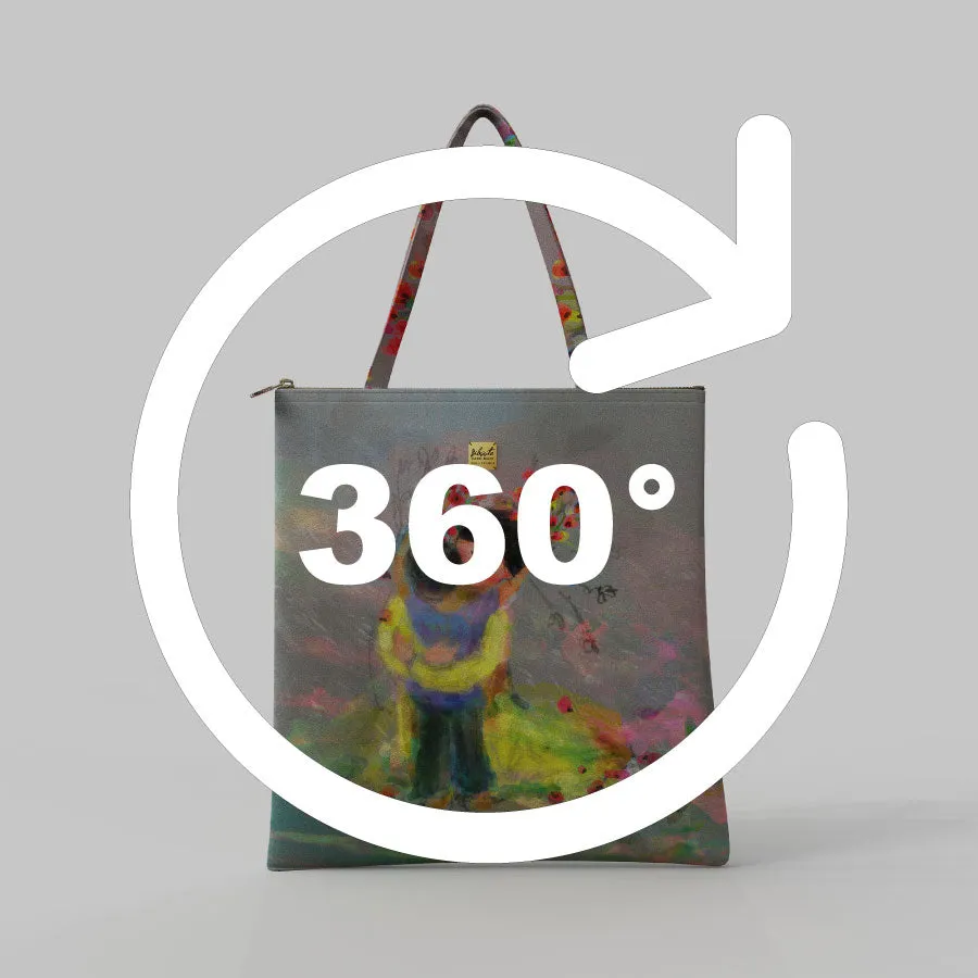 Bibsisita Tote Bag Velvet- I Love You More Than All The Flowers In The World