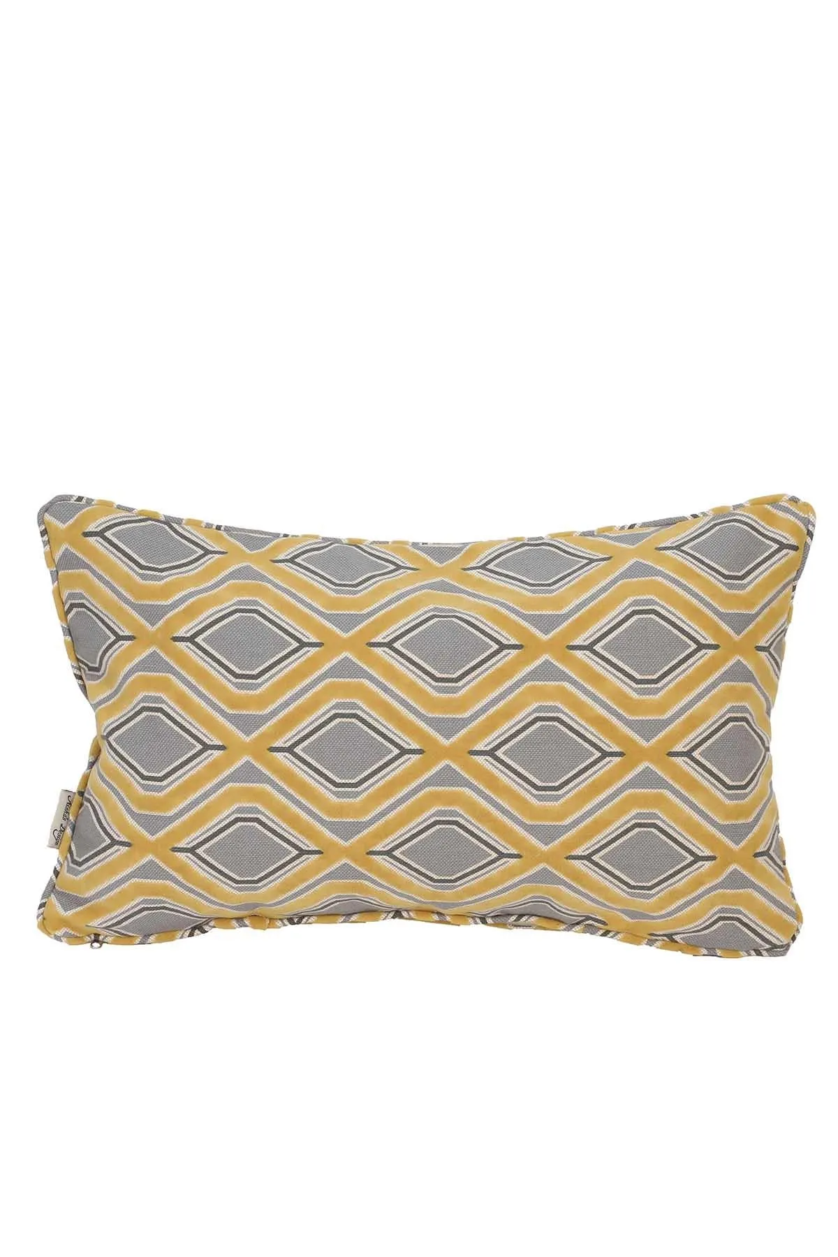 Boho Decorative Rectangle Throw Pillow Covers, Cushion Covers 12 x 20 inch Modern Velvet Look Colorful Patterned Soft Texture,K-182