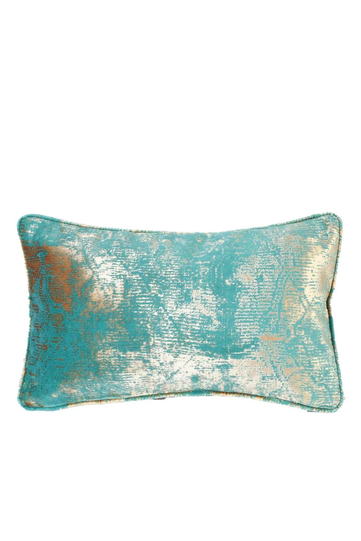 Boho Decorative Rectangle Throw Pillow Covers, Cushion Covers 12 x 20 inch Modern Velvet Look Colorful Patterned Soft Texture,K-182