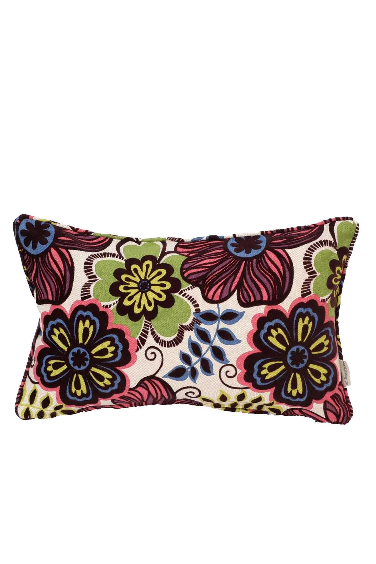 Boho Decorative Rectangle Throw Pillow Covers, Cushion Covers 12 x 20 inch Modern Velvet Look Colorful Patterned Soft Texture,K-182