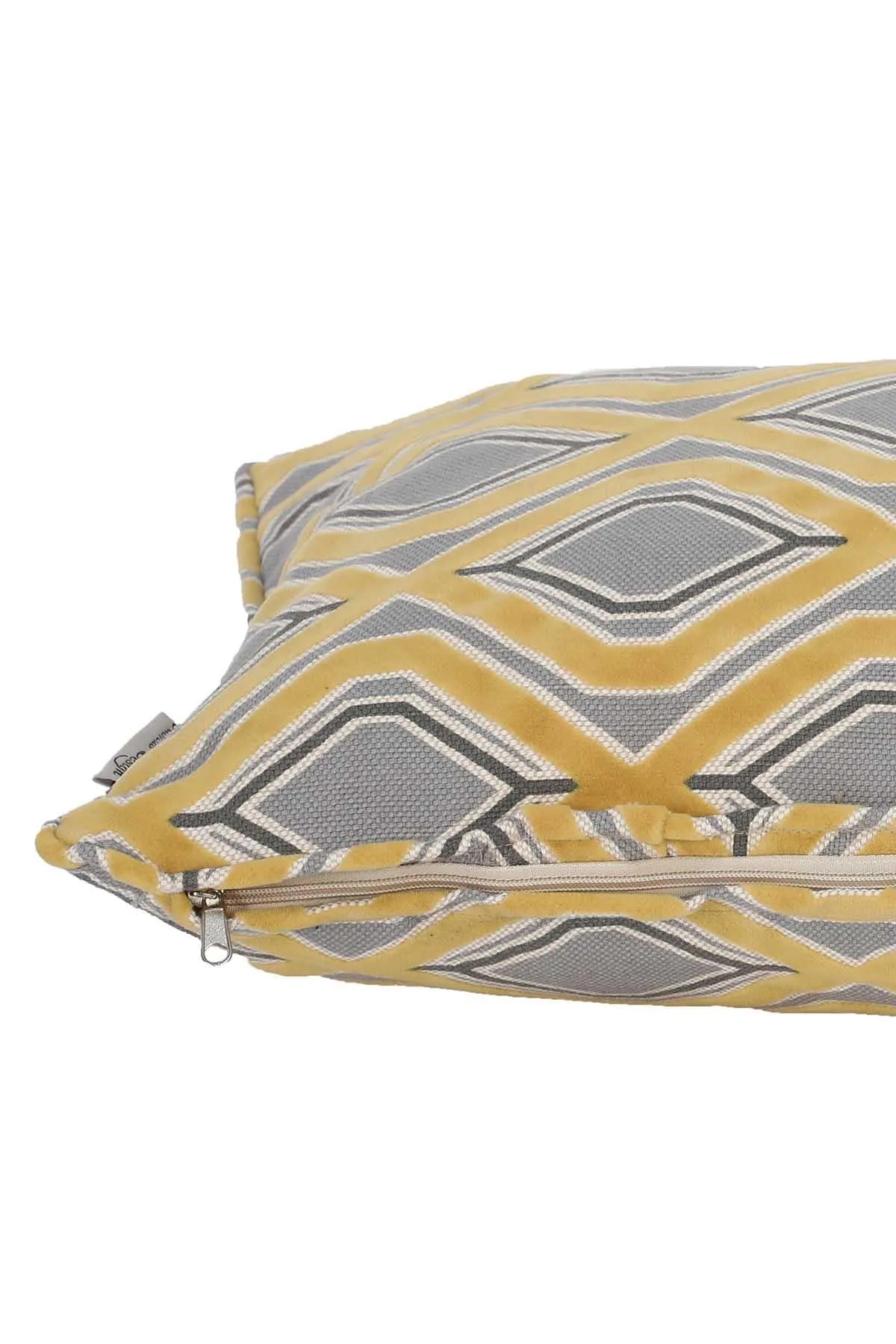 Boho Decorative Rectangle Throw Pillow Covers, Cushion Covers 12 x 20 inch Modern Velvet Look Colorful Patterned Soft Texture,K-182
