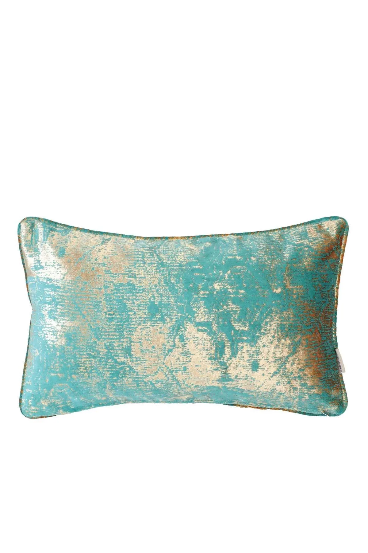 Boho Decorative Rectangle Throw Pillow Covers, Cushion Covers 12 x 20 inch Modern Velvet Look Colorful Patterned Soft Texture,K-182