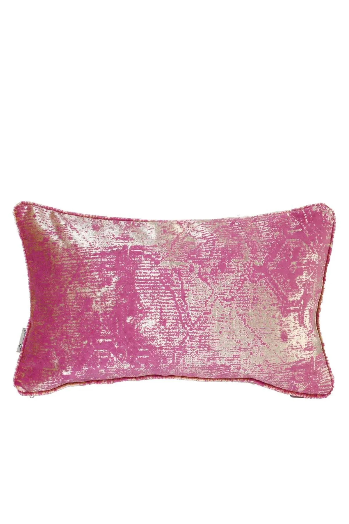 Boho Decorative Rectangle Throw Pillow Covers, Cushion Covers 12 x 20 inch Modern Velvet Look Colorful Patterned Soft Texture,K-182