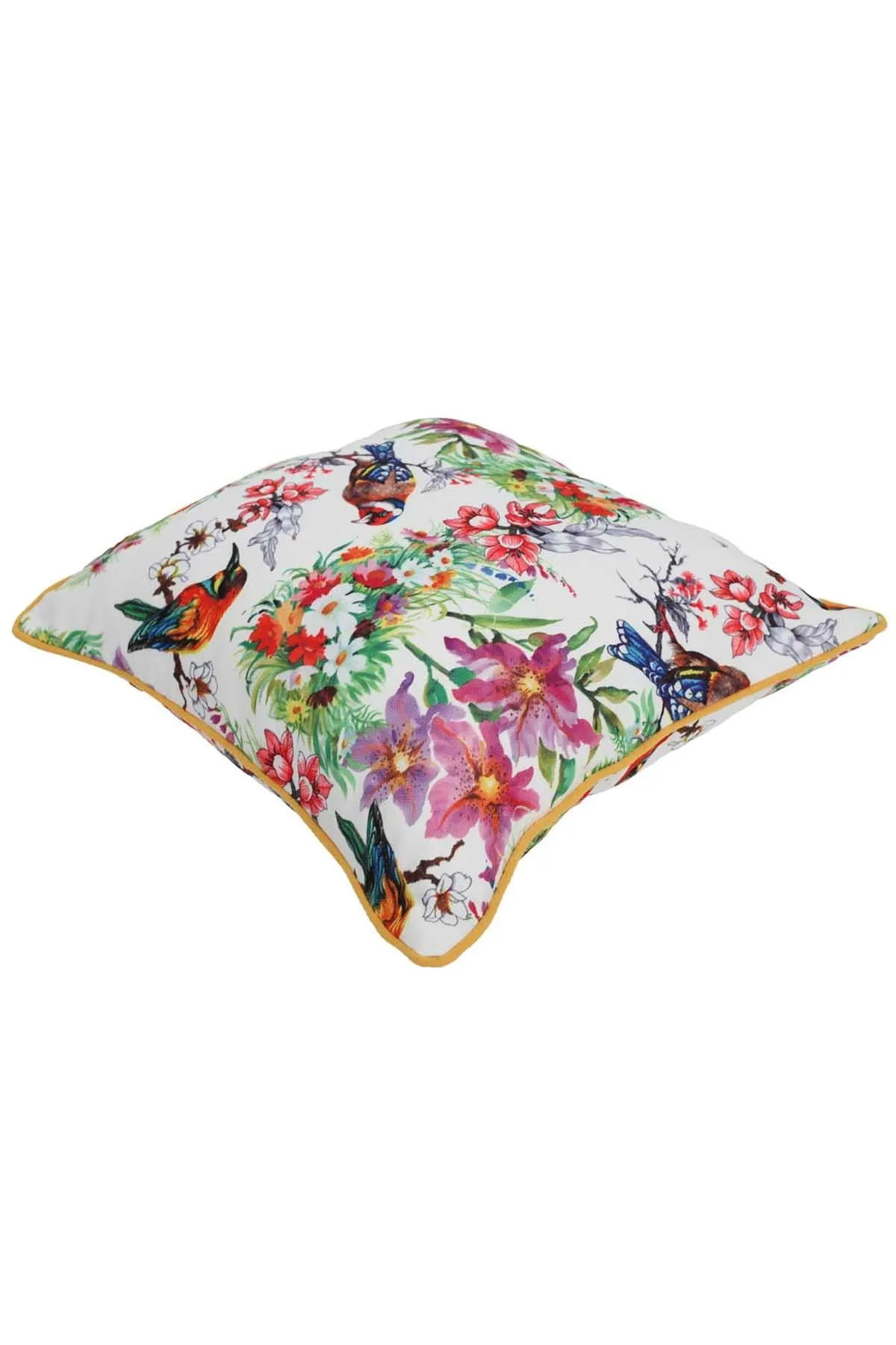 Boho Decorative Throw Pillow Covers, Cushion Covers (18 x 18 inch) Modern Velvet Look Colorful Patterned Soft Texture Polyester Square,K-123