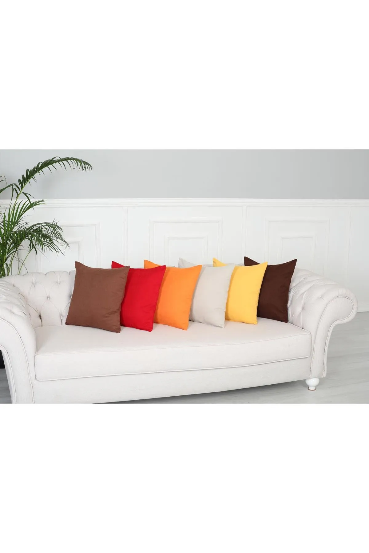Boho Decorative Throw Pillow Covers Square 18 x 18 inch Polyester Pillow Case Modern Design Cushion Covers for Couch, Sofa, Bed,K-10