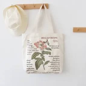 Botanical Flowers Tote Bag