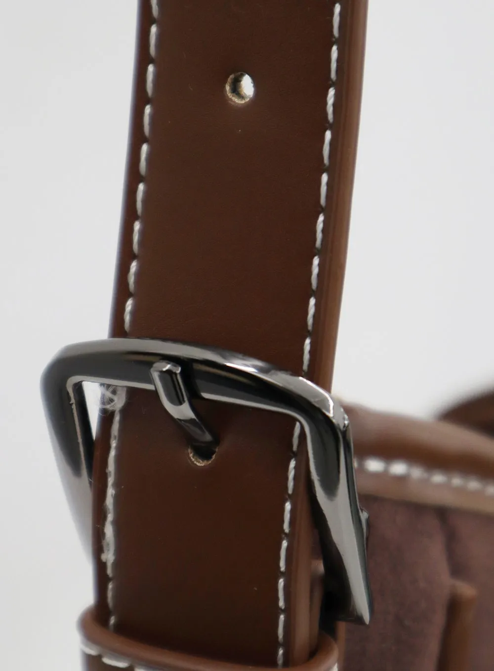 Buckle Faux Leather Shoulder Bag ON28