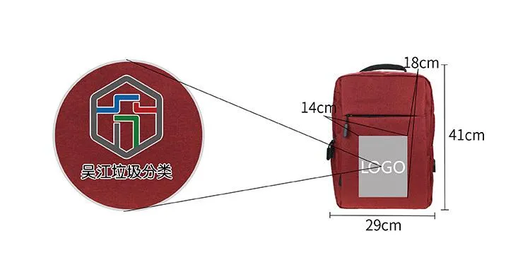 Business Travel Backpack with Outside Pockets