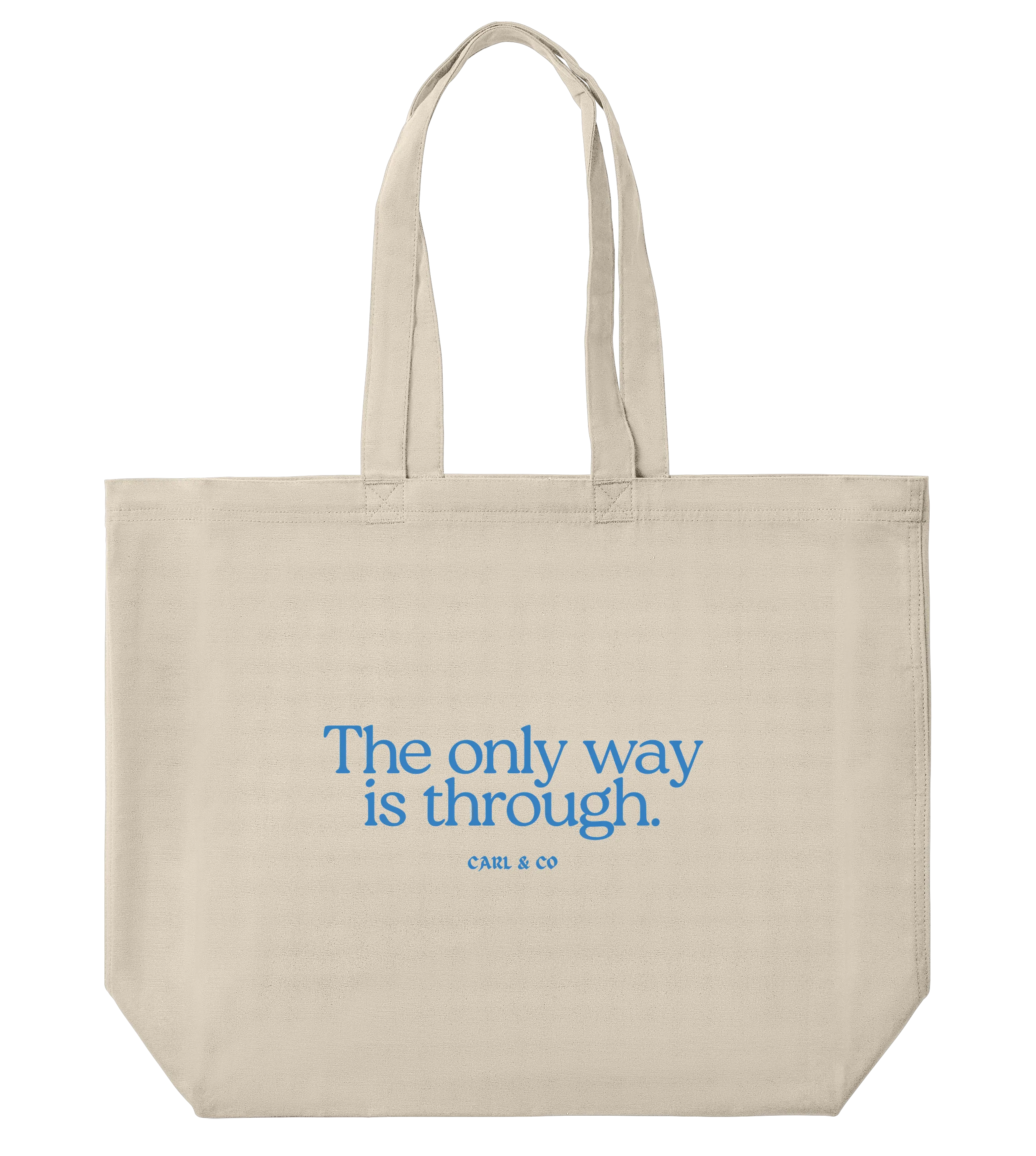 Canvas Shopper Bag "Through"