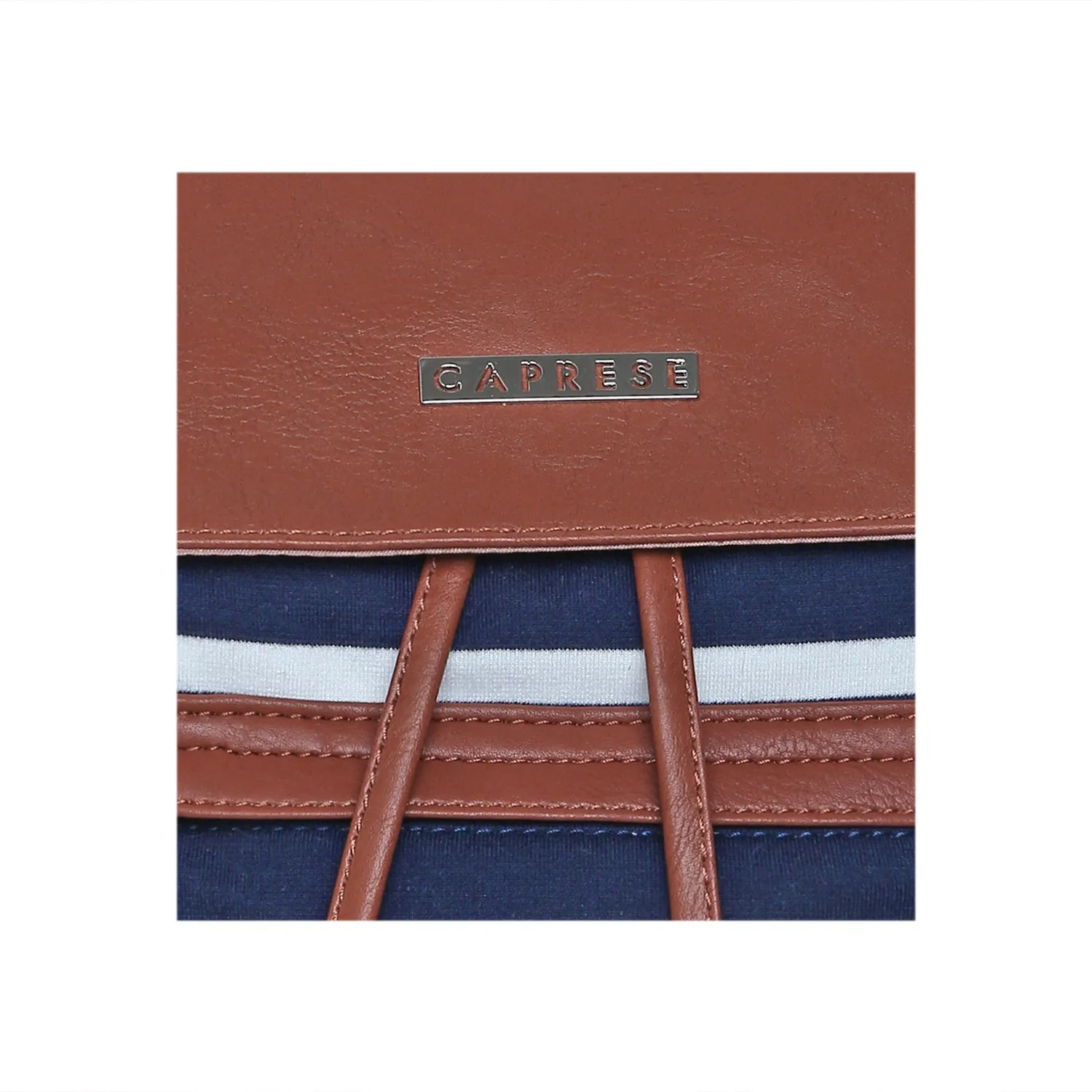 Caprese London Backpack Medium Navy Saddle