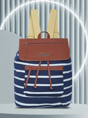 Caprese London Backpack Medium Navy Saddle