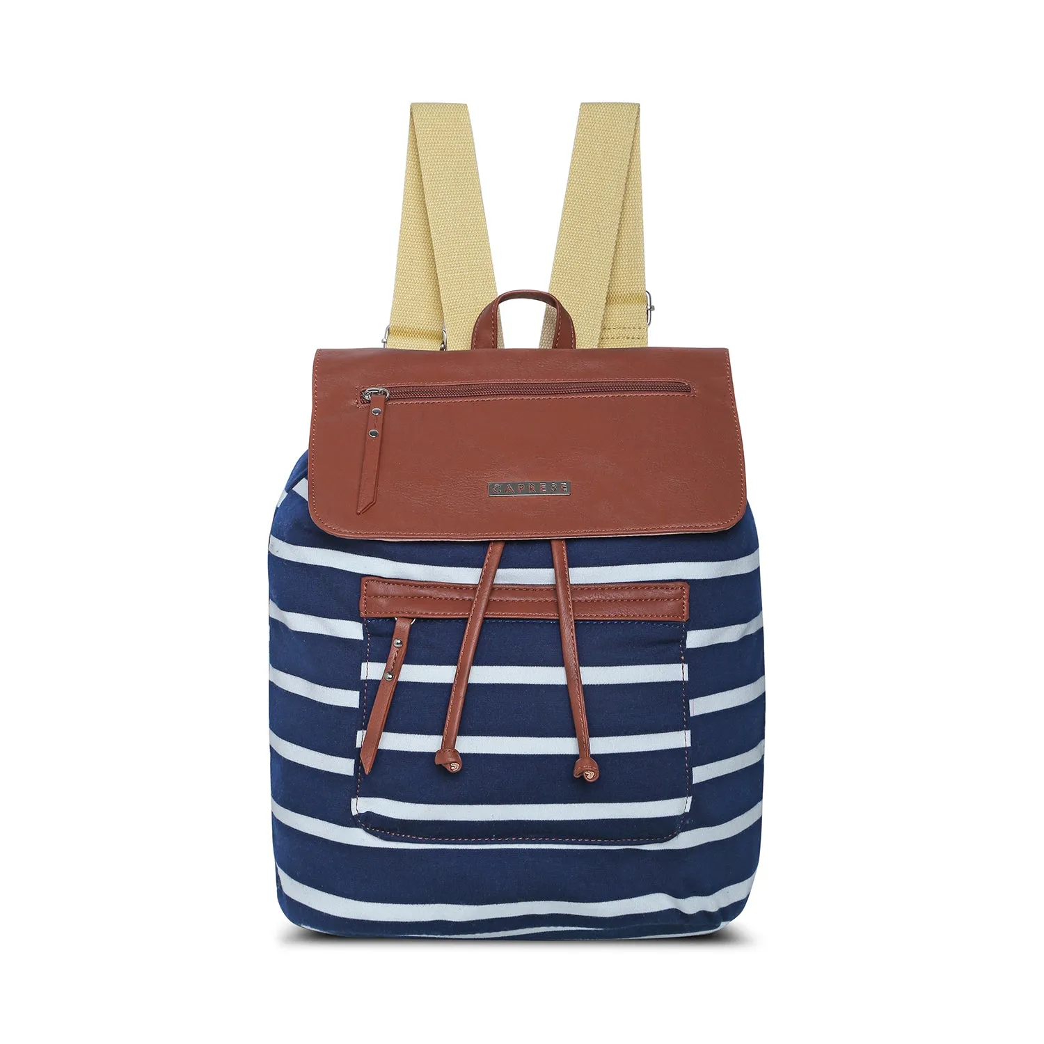 Caprese London Backpack Medium Navy Saddle