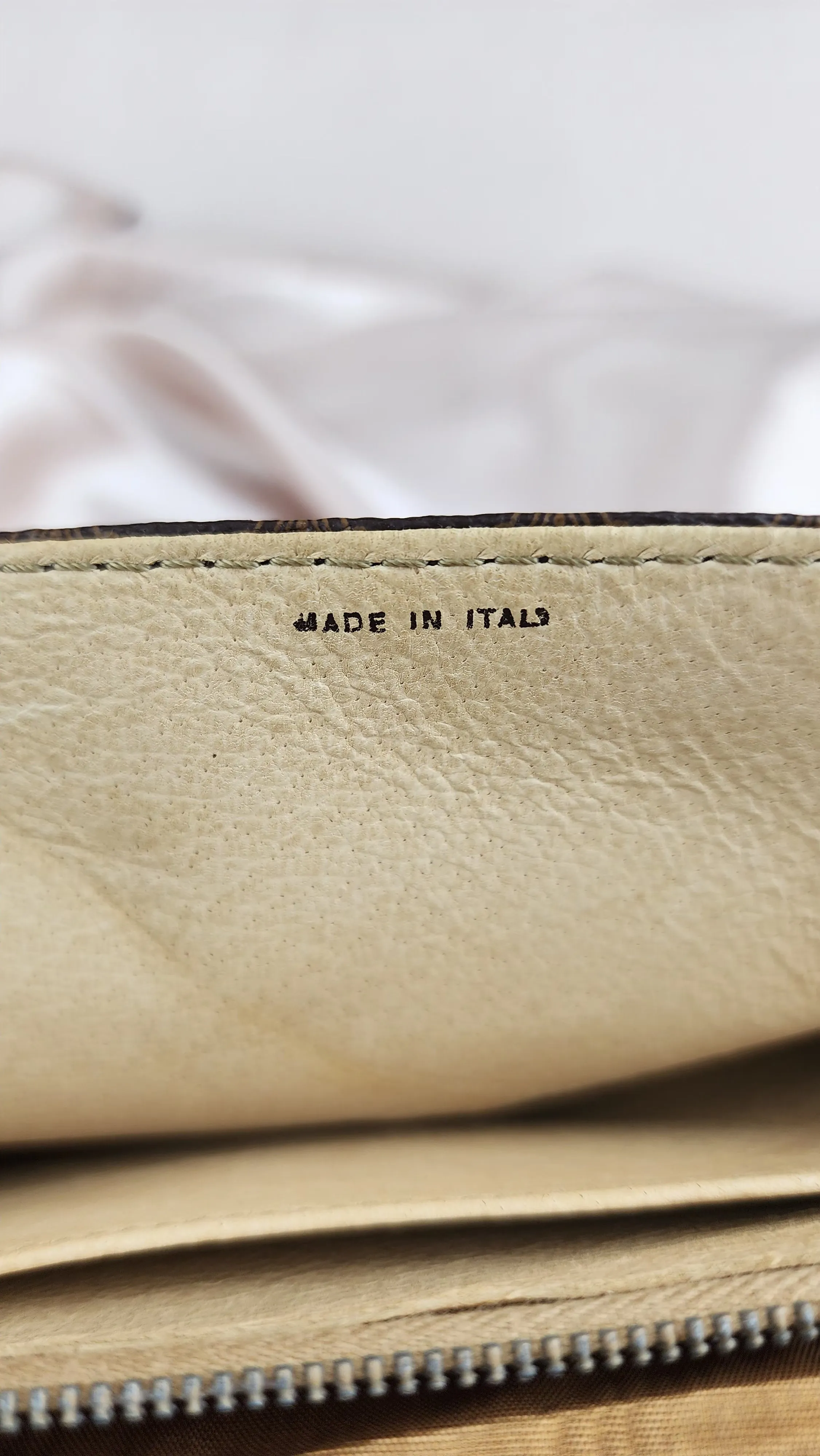 Celine Brown Macadam Canvas Crossbody Bag - 911