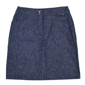 Chanel 1999 Denim Skirt Indigo #44