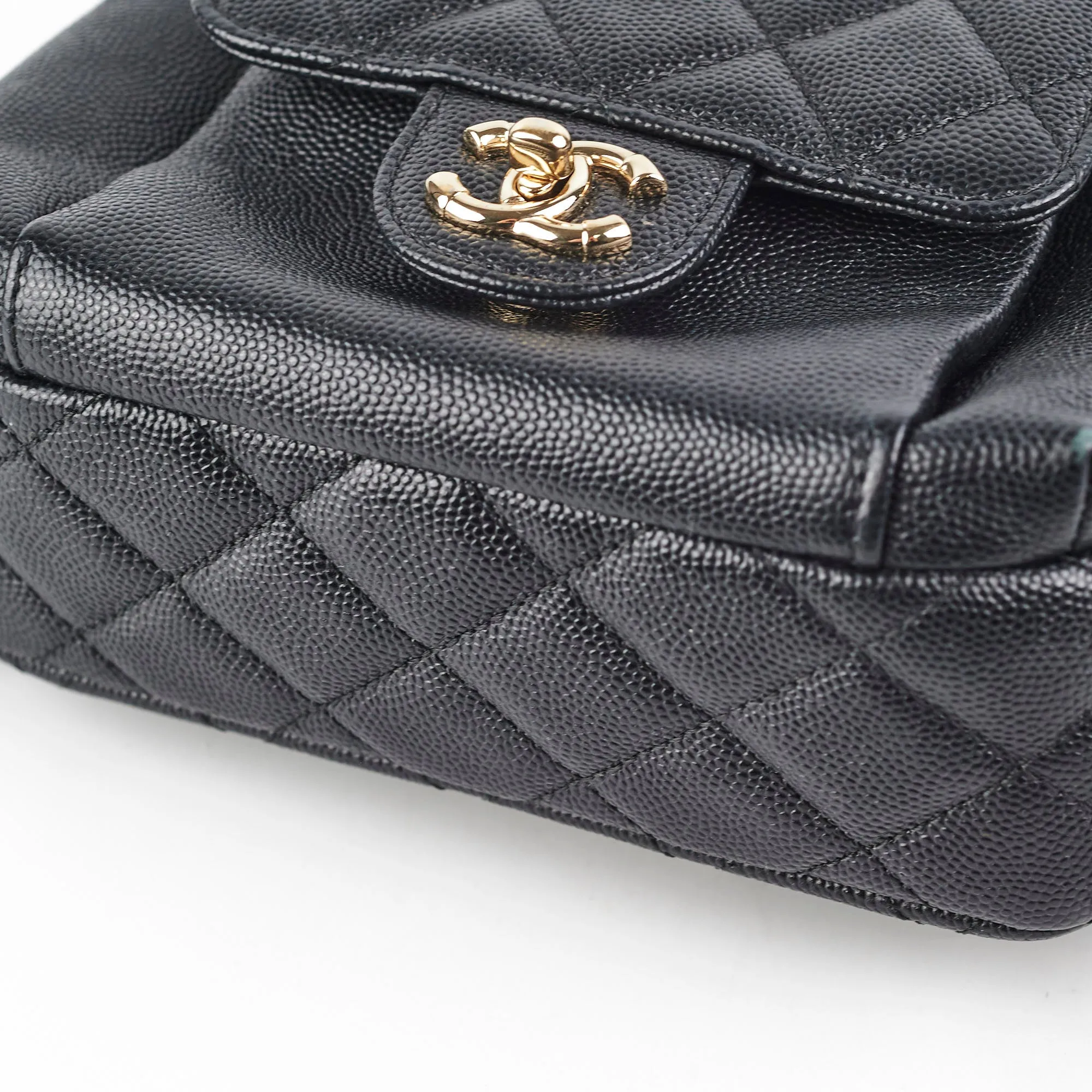 Chanel Mini Caviar Black Backpack - Series 26