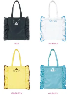 Cinnamoroll / Pompompurin/ Kuromi / Hangyodon 2021 Frill Tote Bag Japan