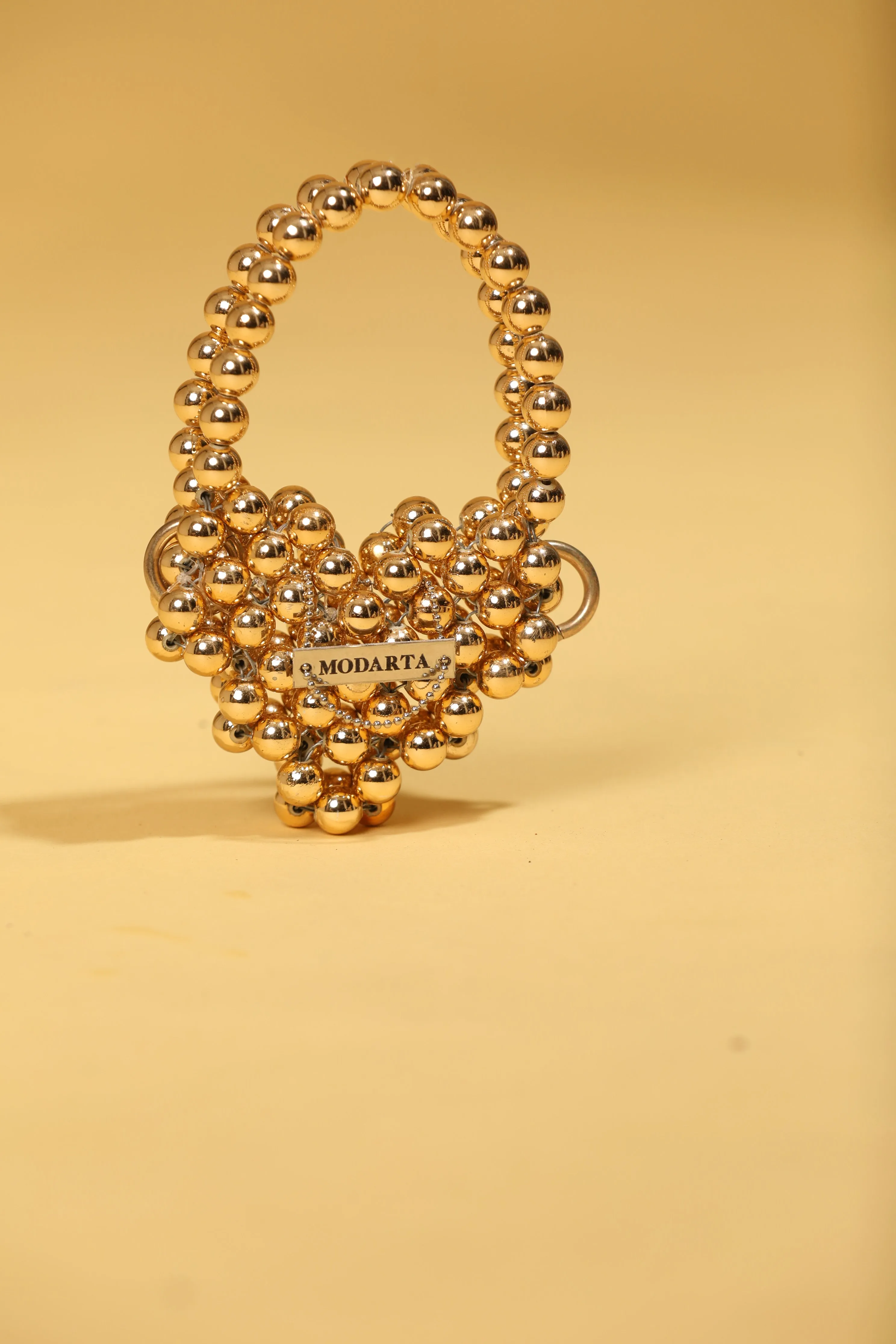 Classic Golden Pearl Mini Handbag