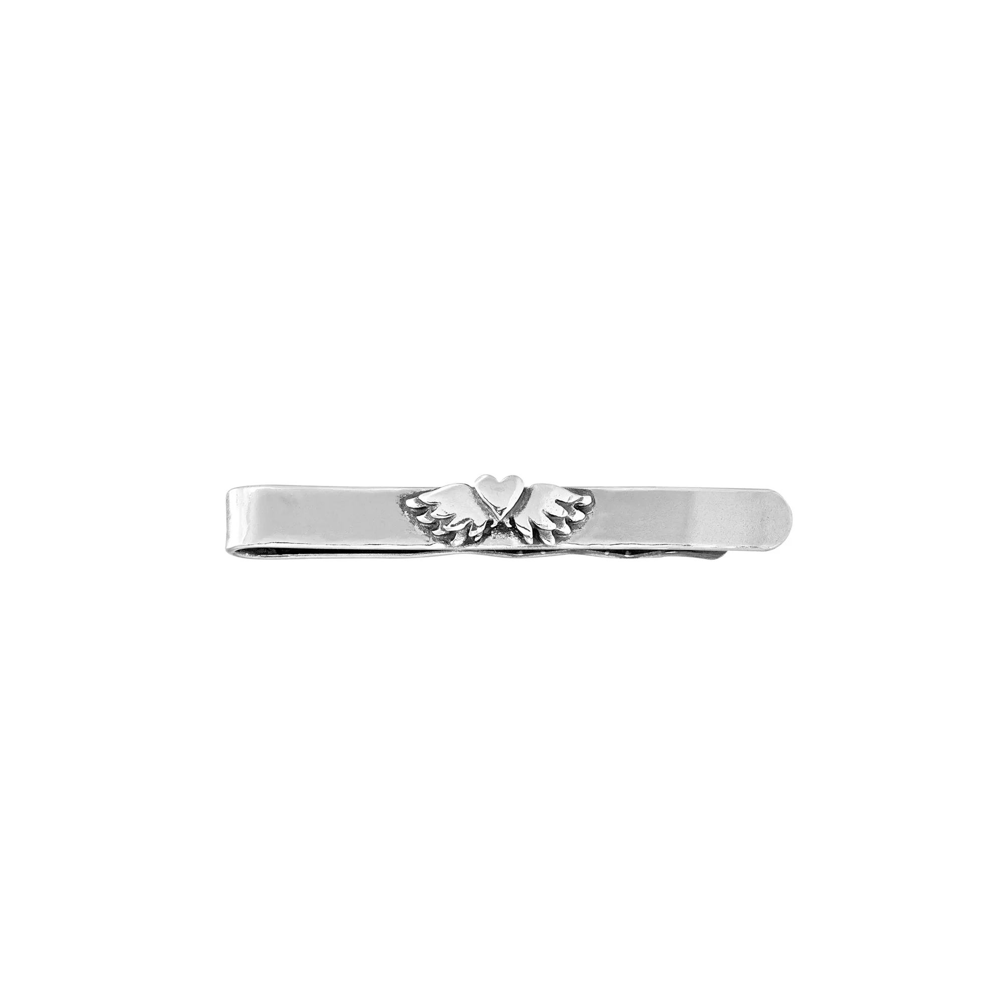 Classic Winged Heart Tie Slide