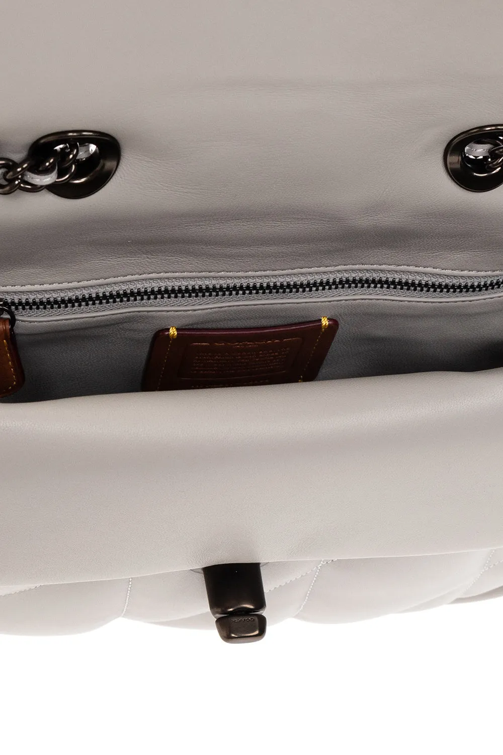 COACH GREY ‘PILLOW MADISON’ SHOULDER BAG