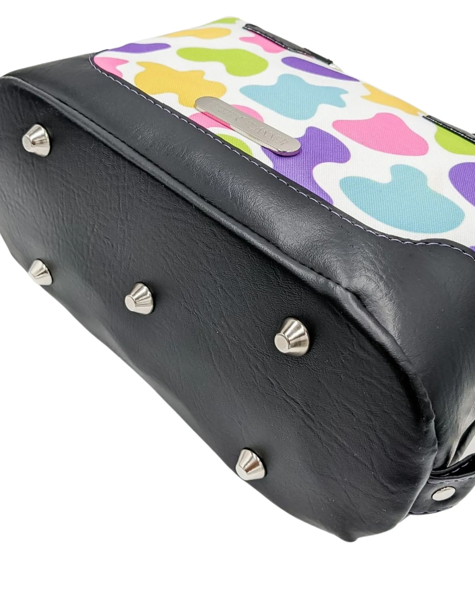 Colorful Cow Mini Duffle Bag
