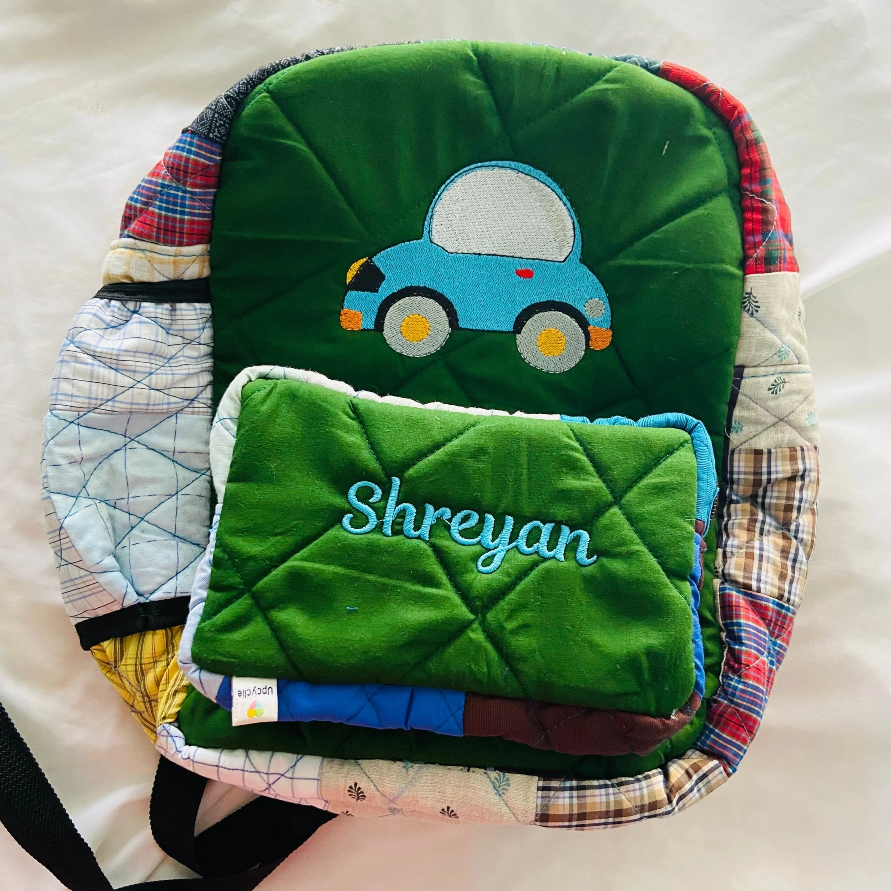Customised Backpack for Kids - Running Baby Elephant