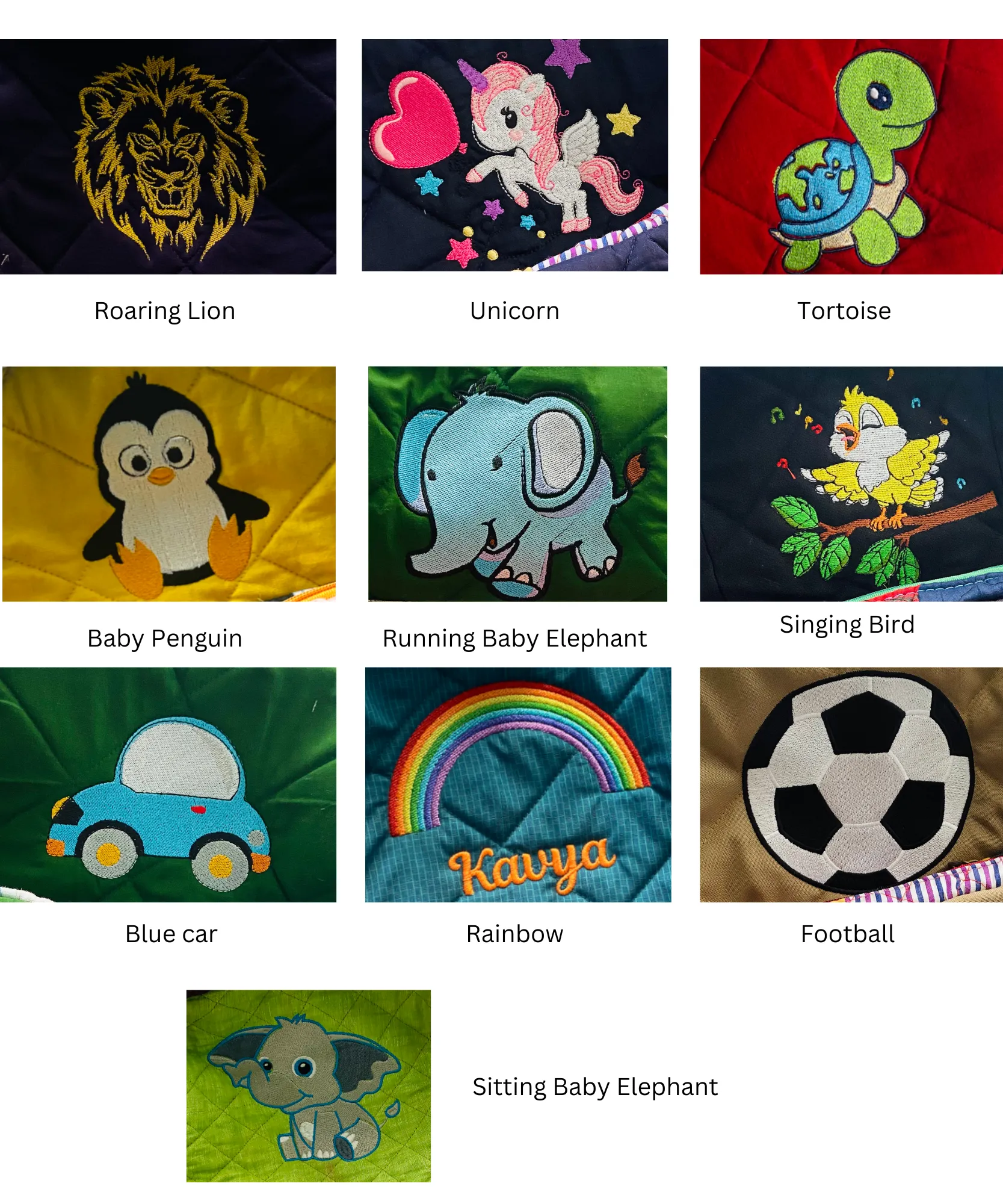 Customised Backpack for Kids - Running Baby Elephant