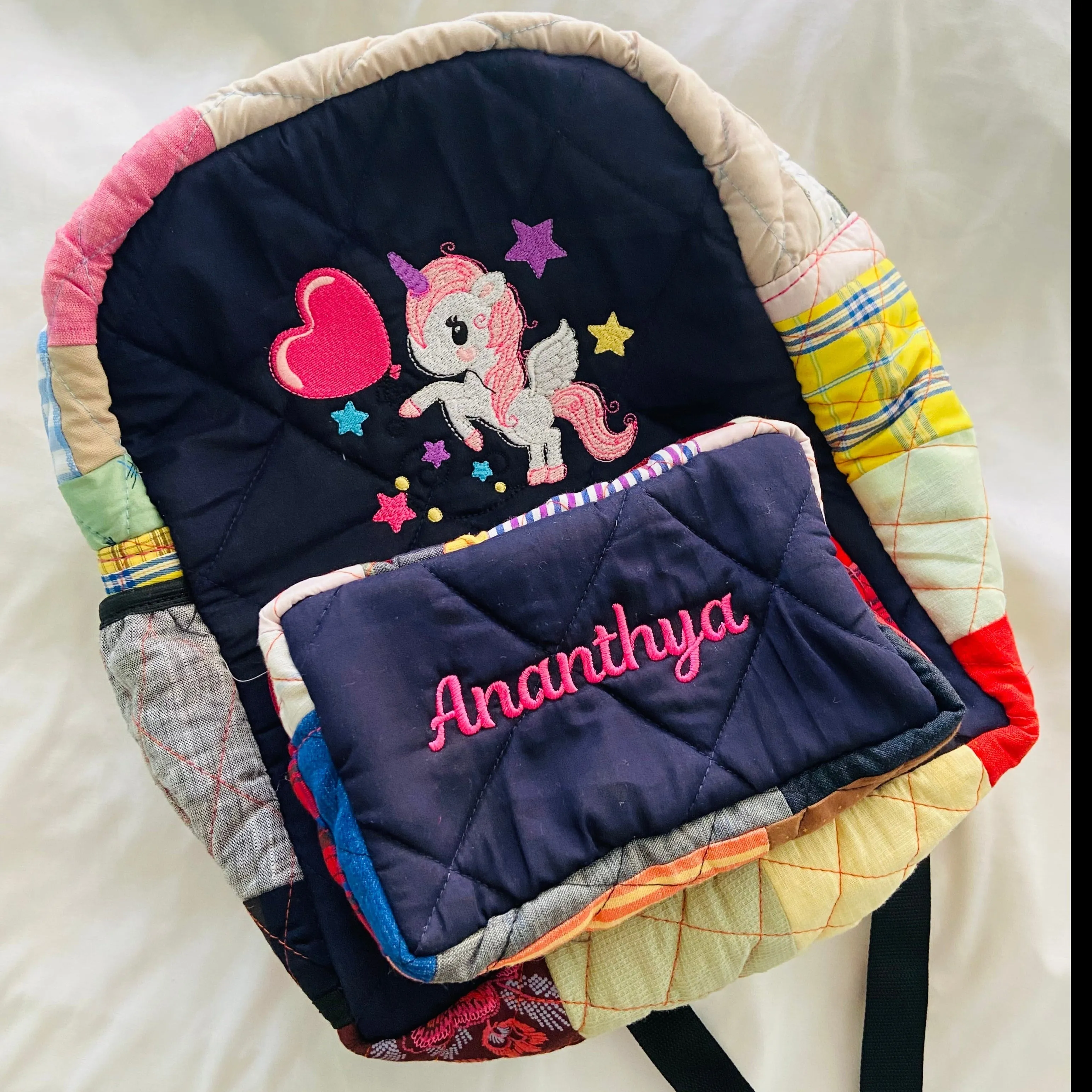 Customised Backpack for Kids - Running Baby Elephant